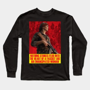 Rojava Kurdish YPJ Long Sleeve T-Shirt